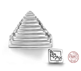 Sterling Silber 925 Ägypten Pyramide Perle auf Reise-Armband