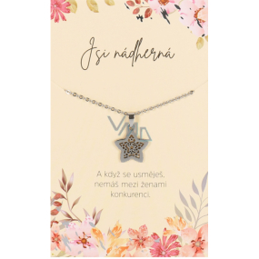 Albi Gift Schmuck Halskette Beauty, Stern Symbol der Hoffnung 1 Stück