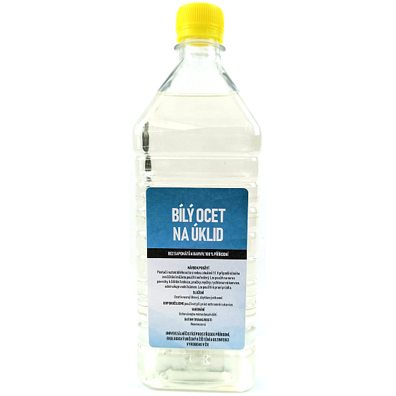 VeMDom Essigreiniger, Weißer Essig zur Reinigung 10% 1 l