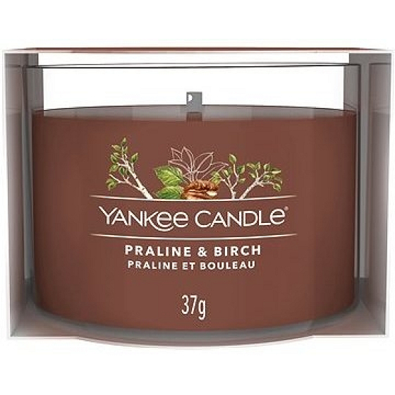 Yankee Candle Praline & Birch - Praline und Birke Duftkerze Votivglas 37 g