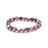 Lepidolith lila Armband elastisch Naturstein, Kugel 8 - 9 mm /16 - 17 cm. AAA Qualität