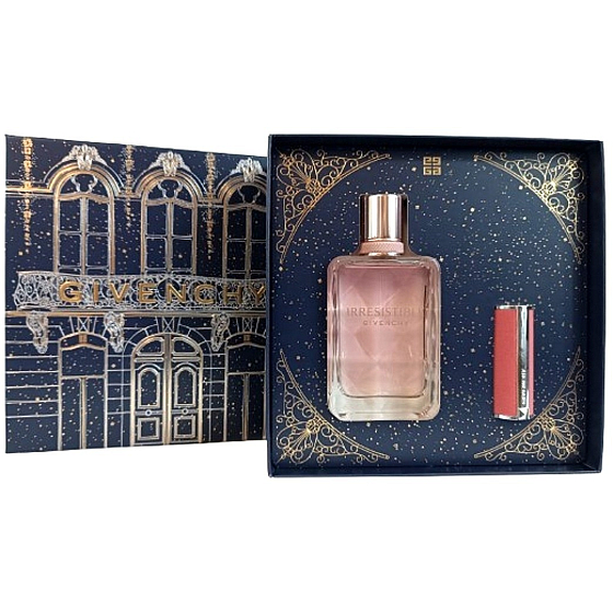 Givenchy Irresistible Parfumwasser für Frauen 50 ml + Le Rouge Sheer Velvet Lippenstift 27 1,5 g, Geschenkset