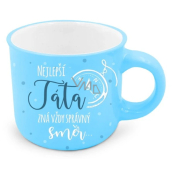 Nekupto Geschenk-Mini-Tasse Bester Papa kennt immer die richtige Richtung 100 ml