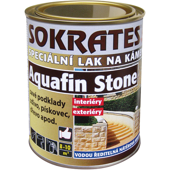 Sokrates Aquafin Stone polamat Lack für saugfähige Untergründe, 700 g