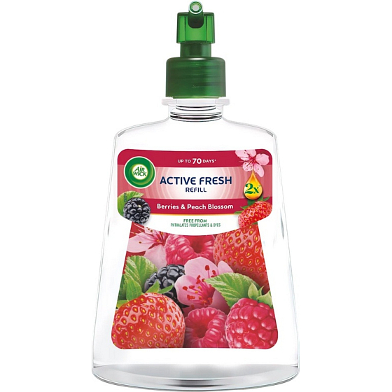 Air Wick Active Fresh Nachfüllpackung Waldfrüchte & Pfirsichblüte, 228 ml