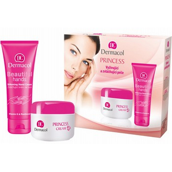 Dermacol Princess Anti-Trocknungscreme 50 ml + Handcreme 100 ml, Kosmetikset