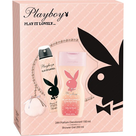 Playboy Play It Schönes Deo-Spray 150 ml + Duschgel 250 ml, Kosmetikset