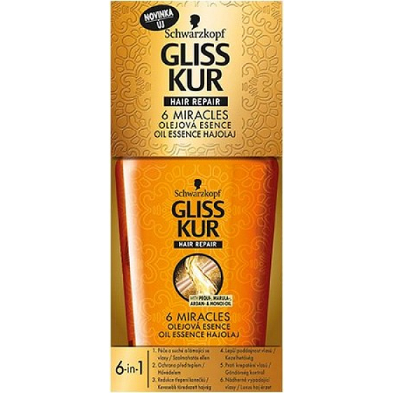 Gliss Kur 6 Miracles Ölessenz für alle Haartypen 75 ml