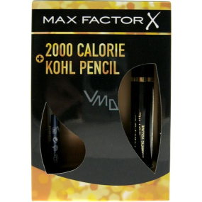 Max Factor 2000 Calorie Dramatic Volume Mascara 01 Schwarz 9 ml + Kohl Eyeliner 020 Schwarz 1,3 g, Kosmetikset