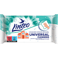 Linteo Universal Feuchttücher mit antibakteriellem Zusatz für vielseitige Verwendung starke Reinigung 40 Stück