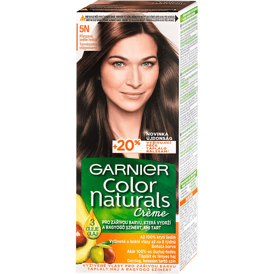 Garnier Color Naturals Créme Haarfarbe 5N Natur hellbraun