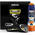 Gillette Fusion ProShield Rasierer + Sensitives Rasiergel 170 ml + Reiseetui, Kosmetikset, für Männer