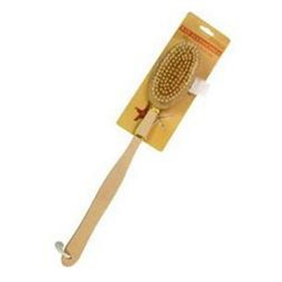 Best Choice Body Badebürste mit abnehmbarem Holzgriff 41 cm