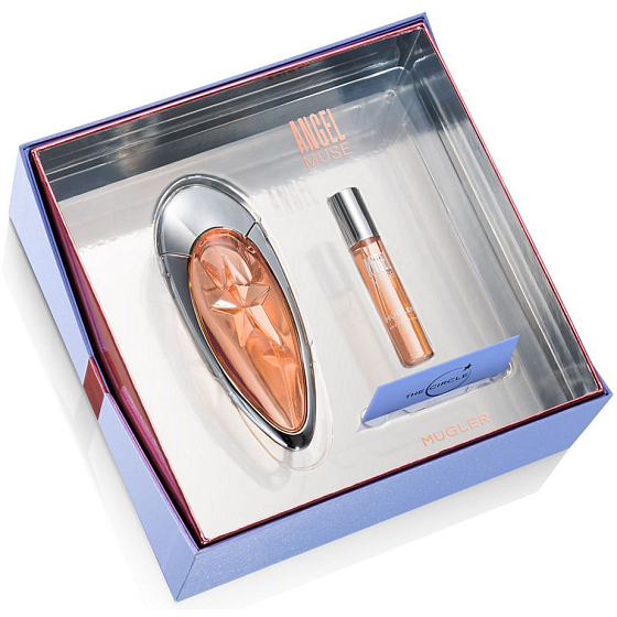 Thierry Mugler Angel Muse parfümiertes Wasser für Frauen 50 ml + parfümiertes Wasser 9 ml, Geschenkset