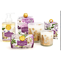 Michel Design Works Flieder und Veilchen schäumende flüssige Handseife 530 ml + Hand- und Körperlotion 236 ml, Kosmetikset