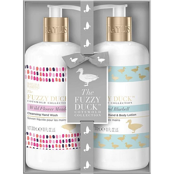 Baylis & Harding Forest Bell und Flower Meadow flüssige Handseife 300 ml + Hand- und Körperlotion 300 ml, Kosmetikset