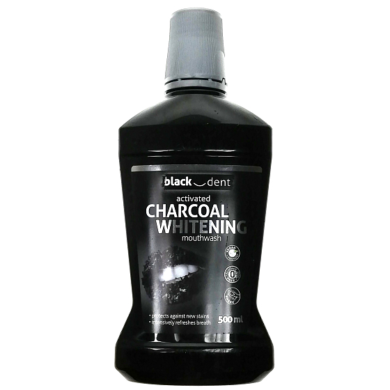 Mattes Black Dent Aktivkohle Whittening Aktivkohle Mundwasser 500 ml