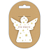 Nekupto Weihnachtskeramik Ornament Für Freude 6 x 6 cm