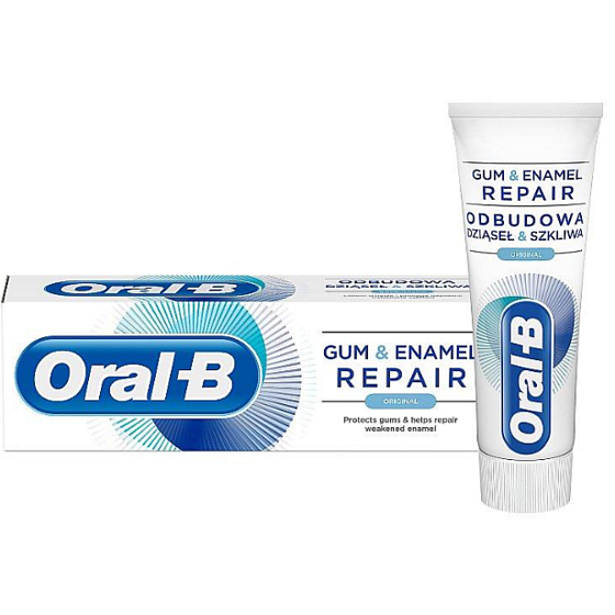 Oral-B Zahnfleisch- und Zahnschmelzreparatur Original Universal-Zahnpasta, Eigenschaften: Zahnfleischschutz, Zahnschmelzschutz und Schutz gegen Karies 75 ml