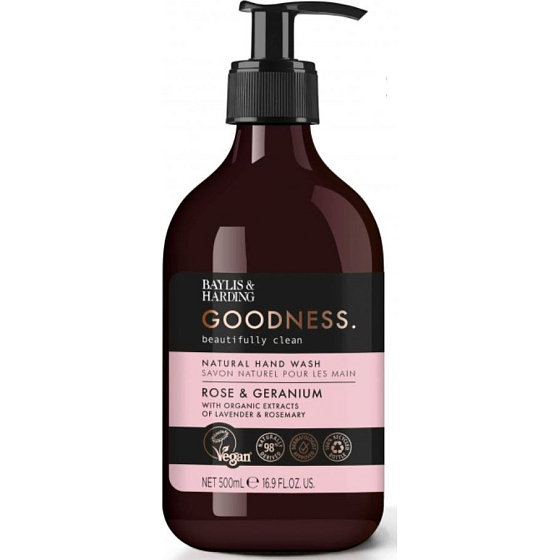 Baylis & Harding Rosen- und Muskat-Flüssigseifenspender 500 ml