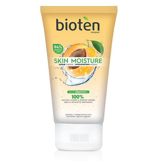 Bioten Skin Moisture Aprikosenkern Gesichtscreme Peeling für normale und Mischhaut 150 ml