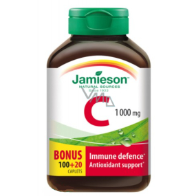 Jamieson Vitamin C trägt zur normalen Funktion des Immunsystems bei 1000 mg Nahrungsergänzungsmittel 120 Tabletten