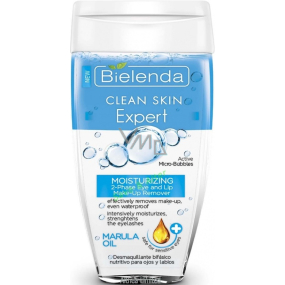 Bielenda Clean Skin Expert feuchtigkeitsspendender Zweiphasen-Augen-Make-up-Entferner 150 ml