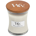 WoodWick Solar Ylang - Sun Ylang Duftkerze mit Holzdocht und Glasdeckel klein 85 g