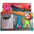 Bo-Po Tropical Bliss Peeling Nagellack Türkis 2,5 ml + Peeling Nagellack Hellgrün 2,5 ml + Nagelsticker, Kosmetikset für Kinder