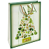 Nekupto Geschenkpapiertüte 32,5 x 26 x 13 cm Weihnachtsgrüner Baum