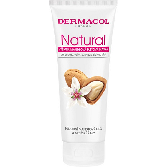 Dermacol Natural Nourishing Almond Face Mask für sehr trockene und empfindliche Haut 100 ml