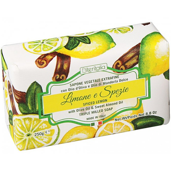 Meine Iteritalia Limone e Spezie Italienische Toilettenseife 250 g