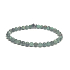 Smaragd Afrikanisches Armband elastisch Naturstein, Kugel 5 mm / 16 - 17 cm, königlicher Stein