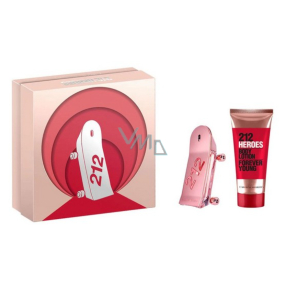 Carolina Herrera 212 Heroes for Her Eau de Parfum 50 ml + Bodylotion 100 ml, Geschenkset für Frauen