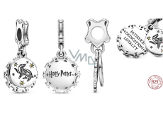 Sterling Silber 925 Harry Potter - Frosty + Zirkonia, 2in1-Anhänger für Armband