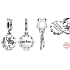Sterling Silber 925 Harry Potter - Frosty + Zirkonia, 2in1-Anhänger für Armband