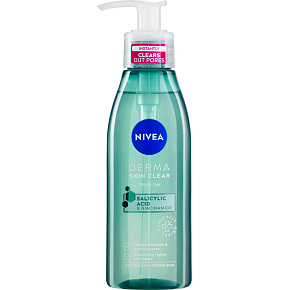 Nivea Derma Skin Clear Reinigendes Gel für das Gesicht, 150 ml