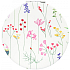 Albi Original Handtasche Spiegel Wiese Blumen Durchmesser 7 cm