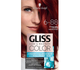 Schwarzkopf Gliss Color Haarfarbe 6-88 Intensives Rot 2 x 60 ml