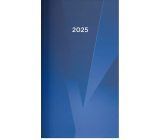 Albi Tagebuch 2025 Pocket vierzehntägig Blau 8,2 x 15,3 x 0,5 cm