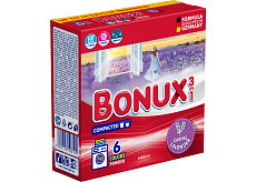 Bonux Waschmittel Color Caring Lavendel 390 g, 6 Waschladungen