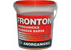 Fronton Pulverfarbe für Bau-Mischungen Mörtel und Beton, 0261 mittelbraun, 800 g