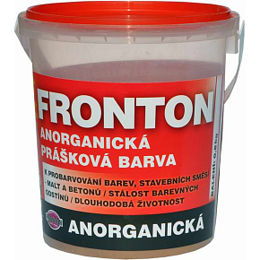 Fronton Pulverfarbe für Baustellenmischungen Mörtel und Betone, 0261 mittelbraun, 800 g