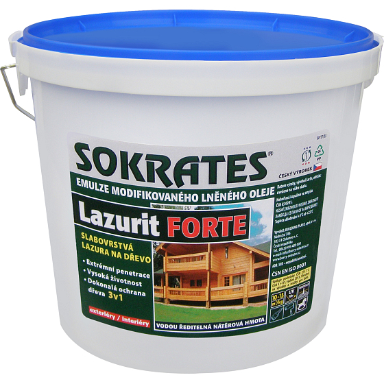 Sokrates Lazurit Forte Lasur für Holz, Basis, 4 kg