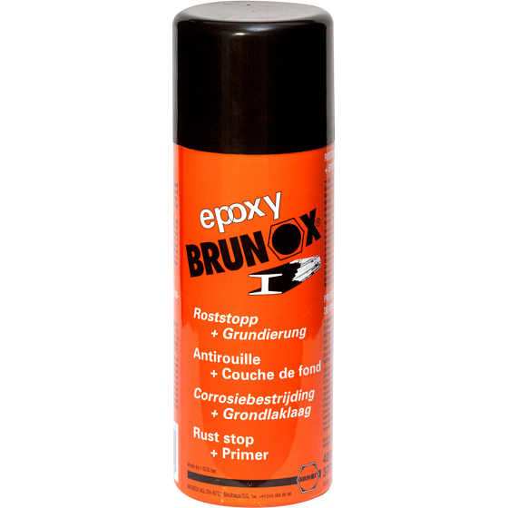 Brunox Epoxy Spray, Rostkonverter, zur Reparatur von Roststellen, 400 ml