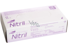 Vulkan Dona Nitrilové jednorázové rukavice velikost S, 100 ks