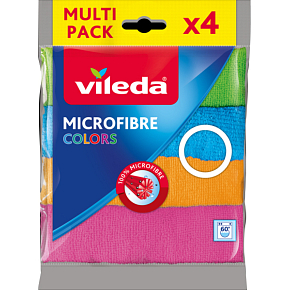 Vileda Colors XL Mikrofasertuch, 4 Stück Vileda Colors XL Mikrofasertuch, 4 Stück