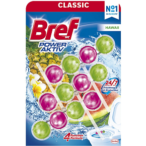 Bref Power Aktiv Hawai, WC Block Kugeln 3 x 50 g Bref Power Aktiv Hawai, WC Block Kugeln 3 x 50 g