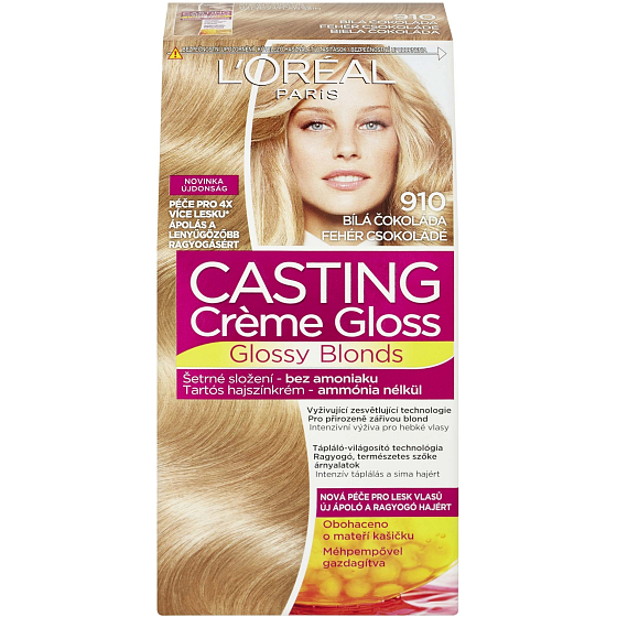 Loreal Paris Casting Creme Glanz Haarfarbe 910 blondes Eis