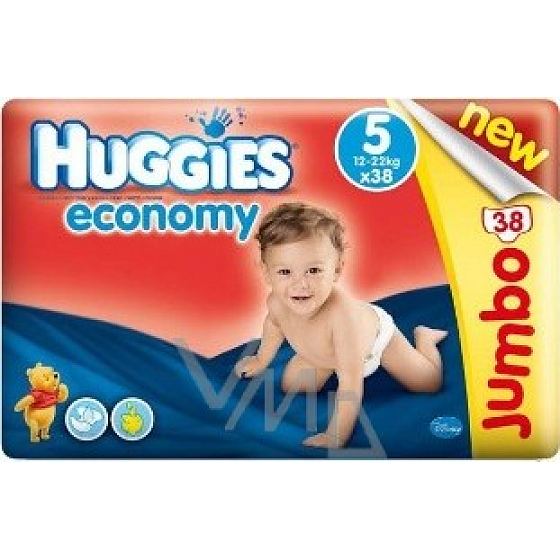 Huggies Economy Pack Jumbo Größe 5, Windelhöschen 38 Stück